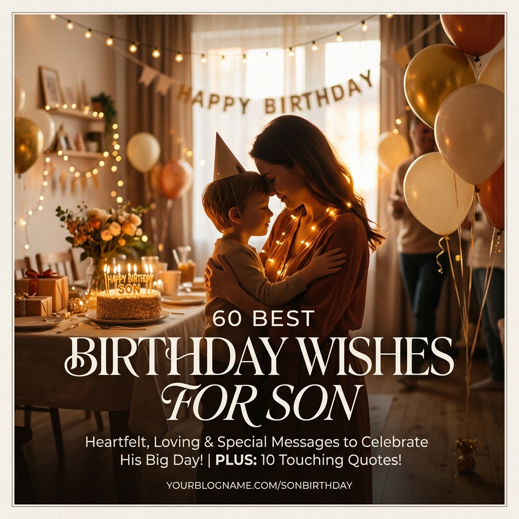 60+ Best Birthday Wishes for Son (Heartfelt Quotes 2026)